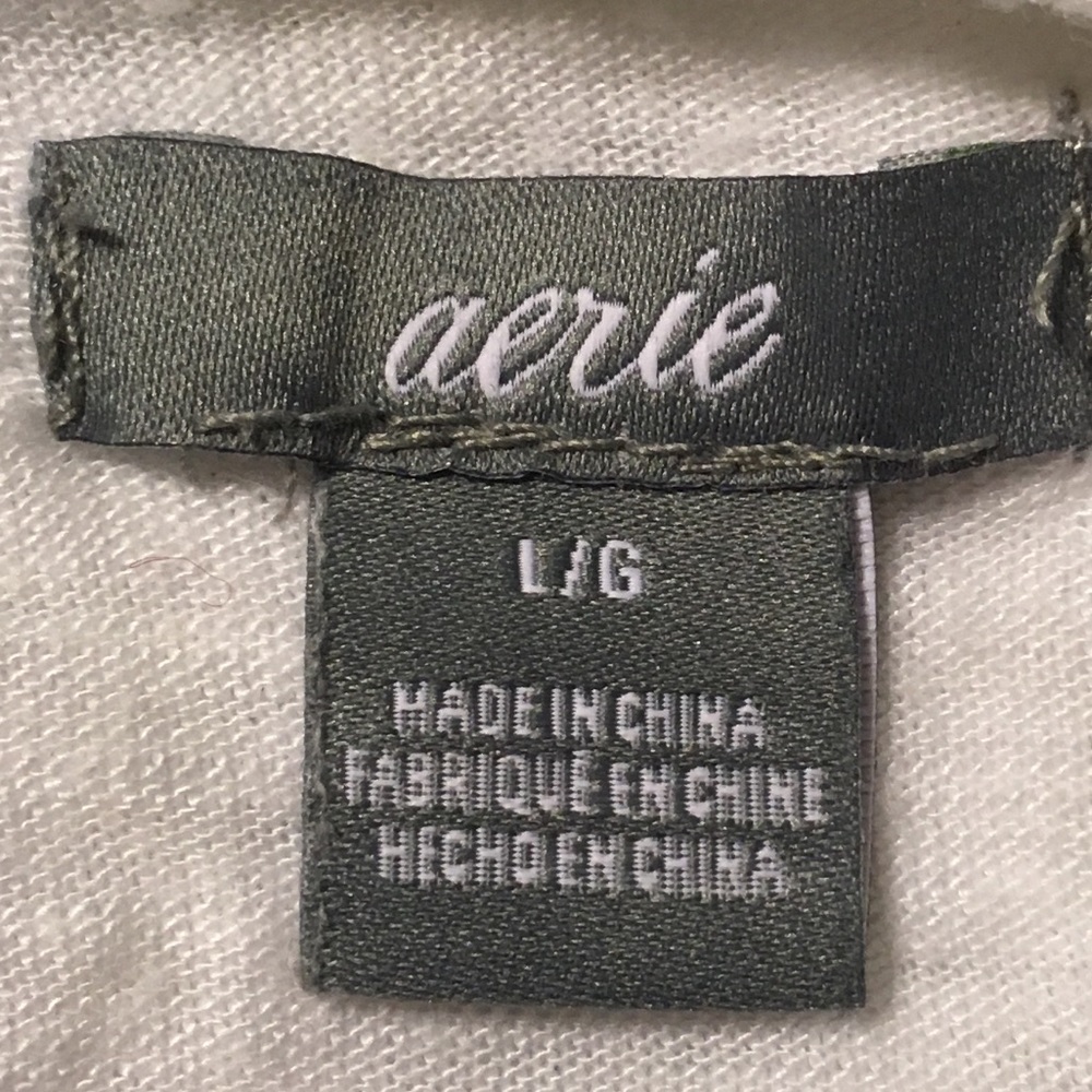 Aerie White Shirt - Picture 2 of 3